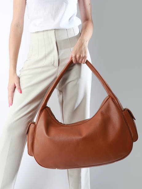 Sac Trotteur Julia X Lancaster Cuir Lancaster Beige julia 110 vue secondaire 1