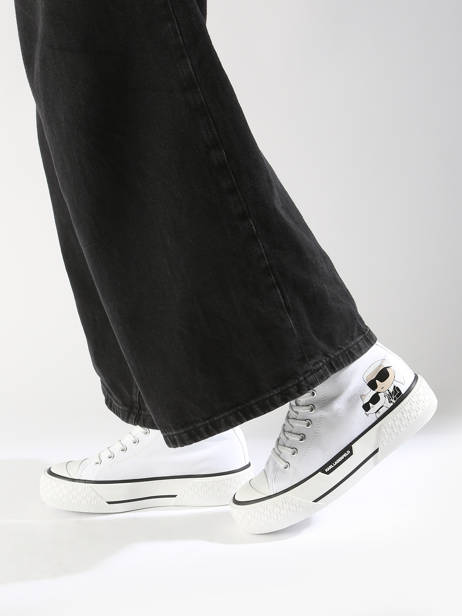 Sneakers Kampus Max Iii Twin Karl lagerfeld Blanc women KL60644T vue secondaire 1