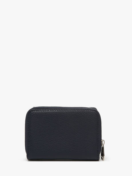 Porte-monnaie Grained Miniprix Bleu grained H6012 vue secondaire 3