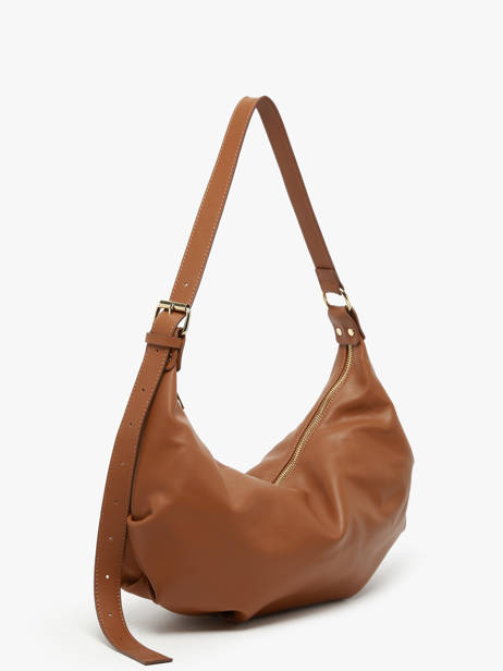Sac Porté épaule Sauvage Cuir Milano Marron sauvage SA24111 vue secondaire 2