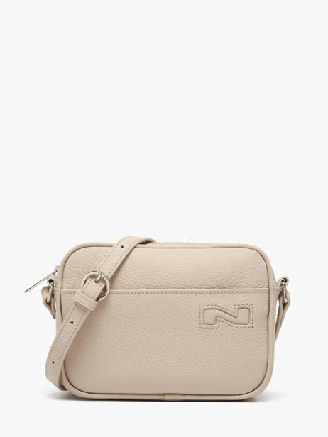 Sac Bandoulière N City Cuir Nathan baume Beige n city 6
