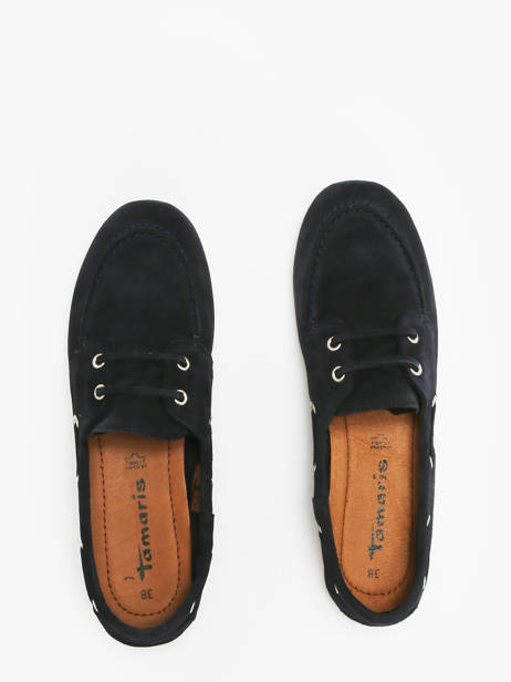 Chaussures Bateau En Cuir Tamaris Bleu women 44 vue secondaire 4
