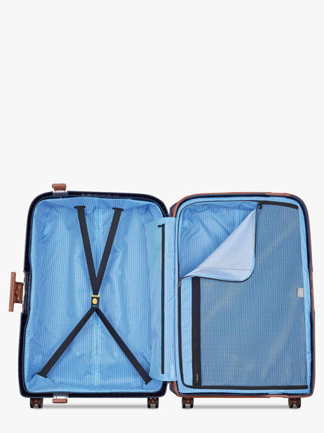 Valise Rigide Moncey Delsey Bleu moncey 3844821M vue secondaire 3