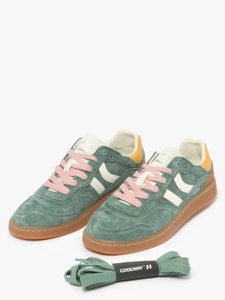 Sneakers Goal En Cuir Coolway Vert men 8663458 vue secondaire 2