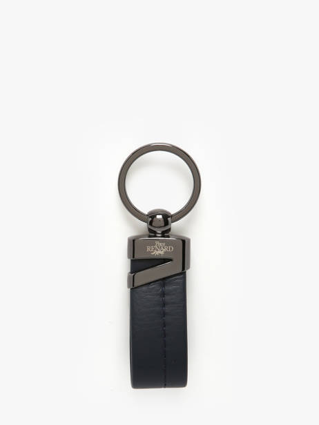 Porte-clefs Cuir Yves renard Bleu foulonne 2328
