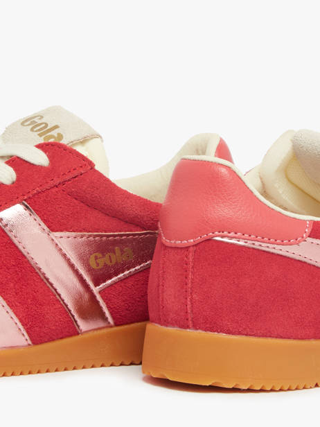 Sneakers Elan Glitz En Cuir Gola Rouge women CLB790 vue secondaire 3