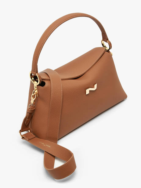 Sac Porté épaule Freesia Cuir Nathan baume Marron eden 4 vue secondaire 2