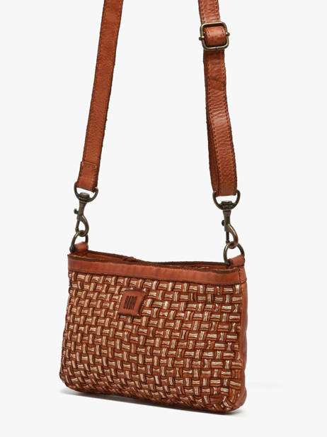 Sac Bandoulière Heritage Cuir Biba Marron heritage KAB9L vue secondaire 2