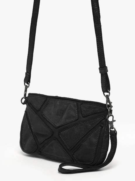 Shoulder Bag Heritage Leather Biba Black heritage DON1L other view 2