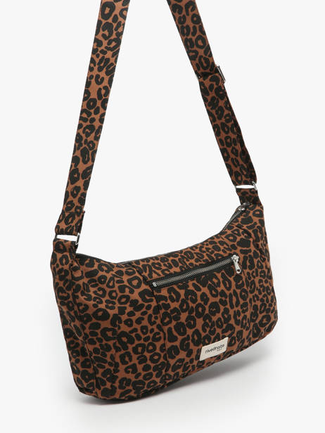 Le Sac Crossbody Mini Charlot Coton Recyclé Rivedroite Bleu wild tribe MCHARWIL vue secondaire 2