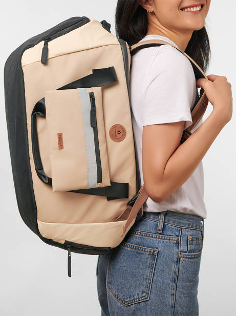 Cabin Duffle Bag Backpack Travel Cabaia Beige travel EXP other view 1