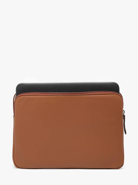 Housse Ordinateur Pc 13'' Flandres Cuir Etrier Marron flandres EFLA8833 vue secondaire 2