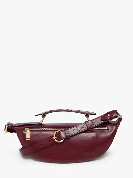 Sac Bandoulière S Origami Cuir Lancel Violet origami A12527 vue secondaire 4