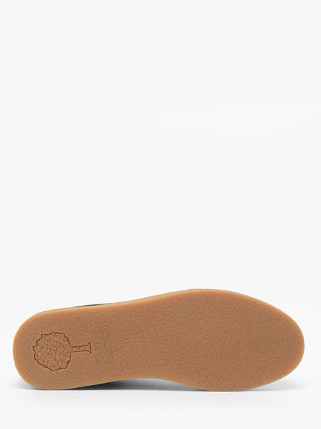 Sneakers En Cuir Faguo Vert men 24CG0211 vue secondaire 4