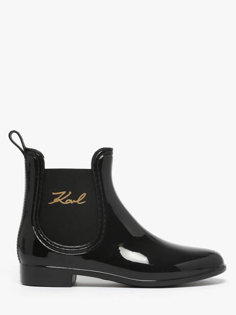 Bottines De Pluie Kalosh Ii Karl lagerfeld Noir women KL94775