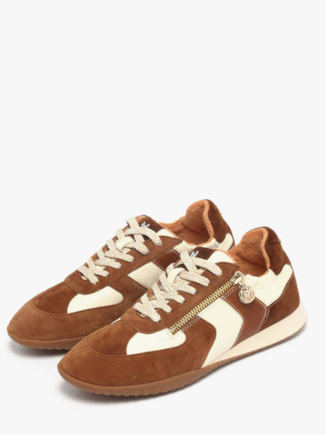 Sneakers En Cuir Mam'zelle Marron women CSGLO31 vue secondaire 2