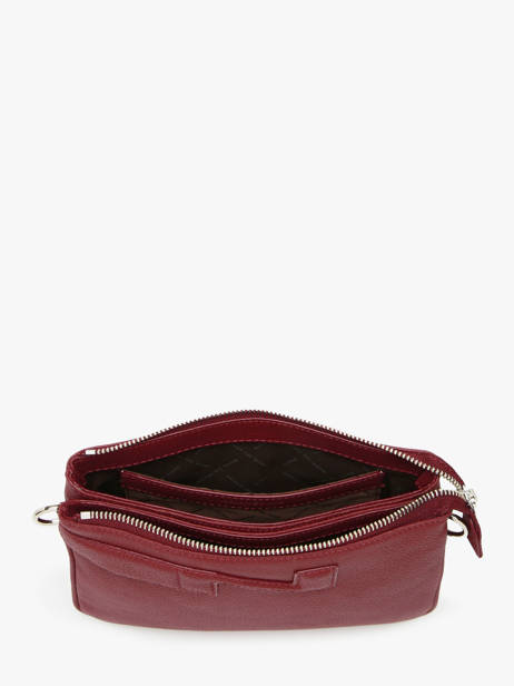Sac Bandoulière Milano Cuir Nathan baume Rouge n city 3 vue secondaire 3