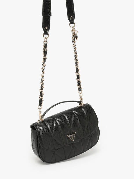 Sac Bandoulière Aldina Guess Noir aldina GG966320 vue secondaire 2