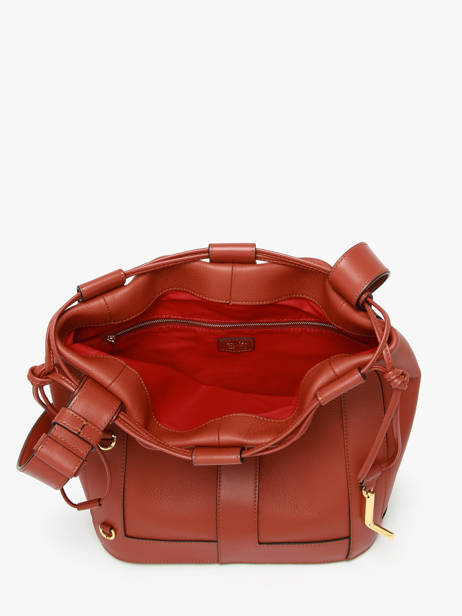 Sac Bandoulière Elles Cuir Lancel Rouge elles A13980 vue secondaire 3