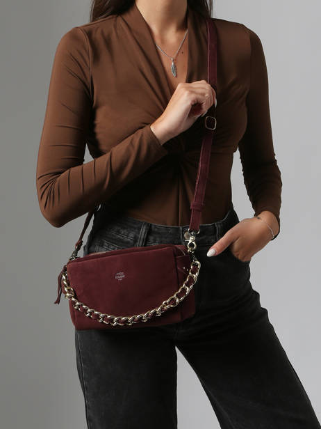 Sac Bandoulière Vintage Cuir Mila louise Beige vintage 23673V vue secondaire 1