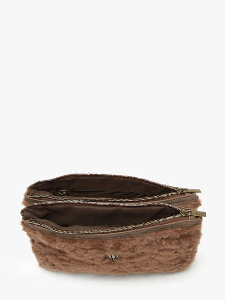 Sac Bandoulière Doudou Polyester Le voyage en panier Marron doudou AHP253 vue secondaire 3