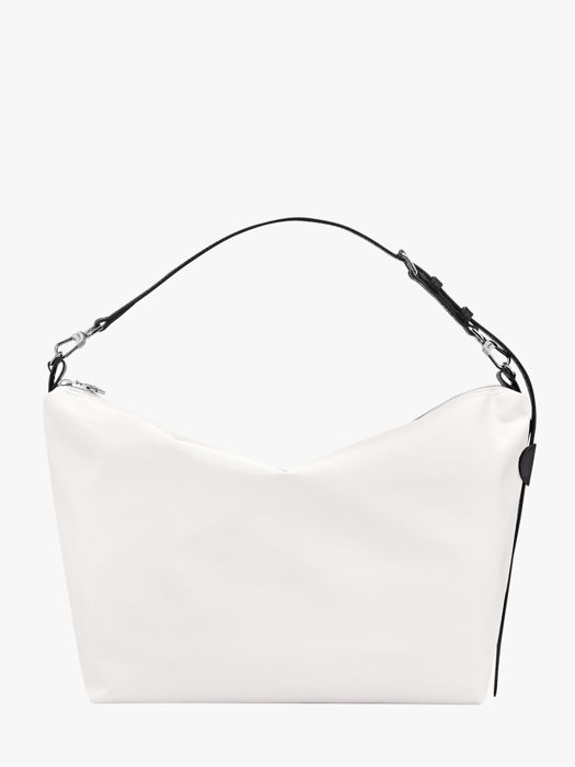 Longchamp Besace longchamp toile Hobo bag White