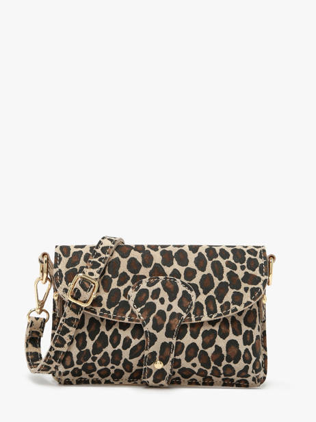 Sac Bandoulière Velvet Leopardo Milano Beige velvet leopardo VL260612