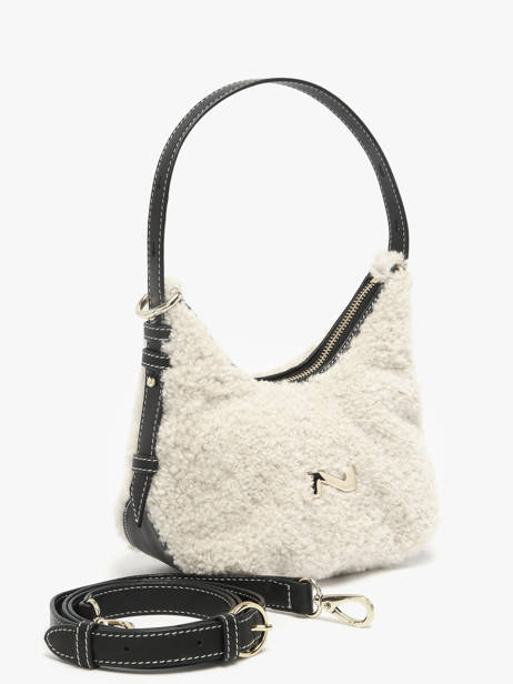 Sac Bandoulière Sam Cuir Et Mouton Nathan baume Beige vogue S vue secondaire 2