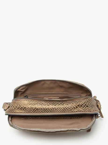 Shoulder Bag Snake Miniprix Beige snake 19641 other view 2