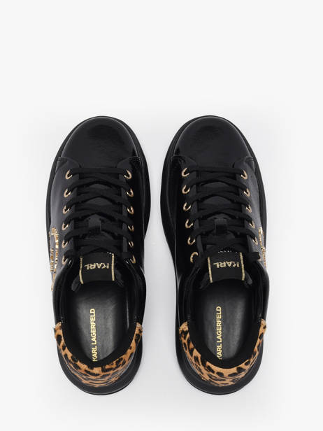 Sneakers En Cuir Karl lagerfeld Noir women KL62539J vue secondaire 3