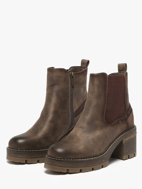 Bottines à Talon Mustang Beige women M0132001 vue secondaire 1