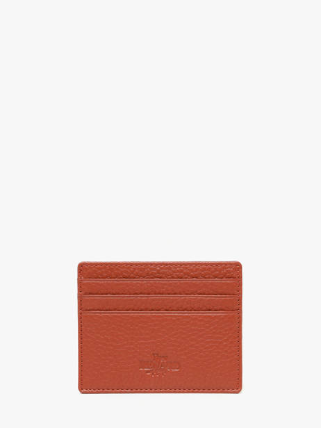 Porte-cartes Cuir Yves renard Orange foulonne 232
