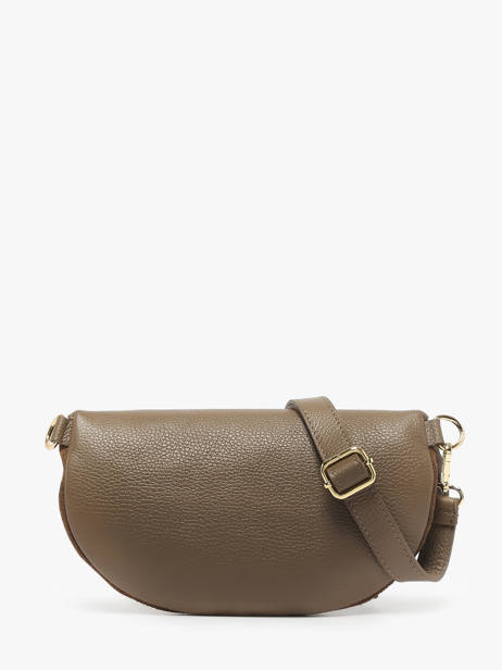 Sac Banane Milano Marron velvet caviar VC24111 vue secondaire 4