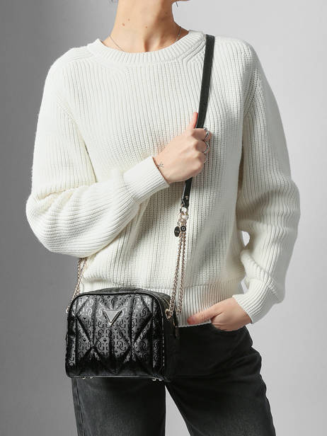 Sac Bandoulière Aldina Guess Noir aldina G9663140 vue secondaire 1