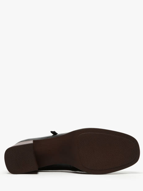 Chaussures Derbies à Talon Cristel En Cuir Dorking Noir women D9437 vue secondaire 4