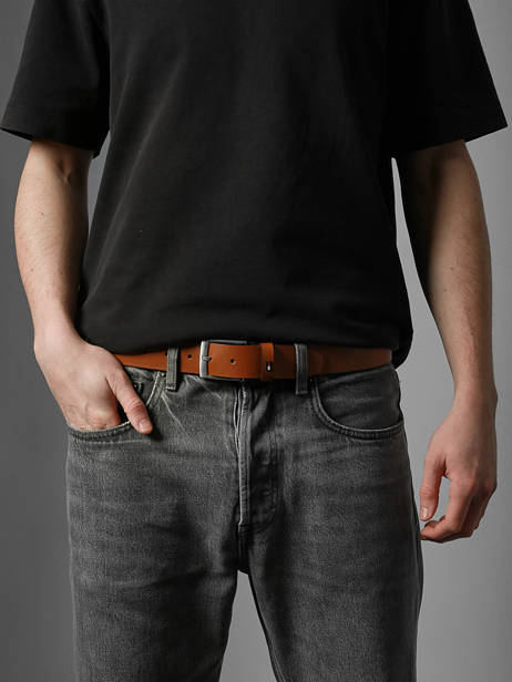 Belt Tommy hilfiger Brown adan new AM13014 other view 1