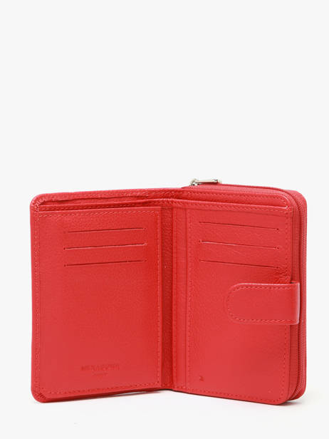 Wallet Confort Leather Hexagona Red confort 461063 other view 1