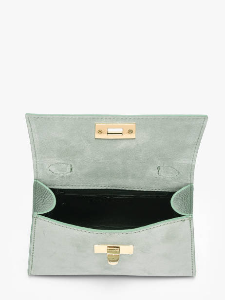 Shoulder Bag Velvet Caviar Leather Milano Green velvet caviar VC25116 other view 3