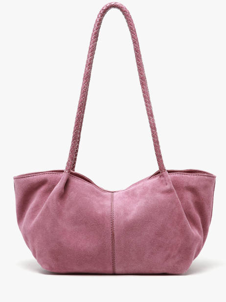 Shoulder Bag Leather Biba Pink leather SOR4L other view 4