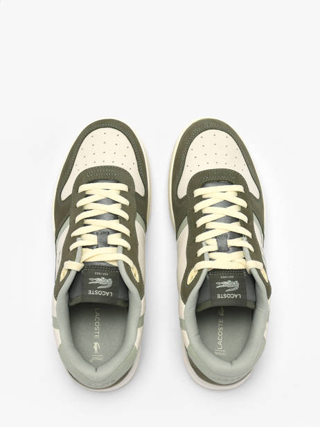 Sneakers In Leather Lacoste Green men 1SMA0100 other view 4