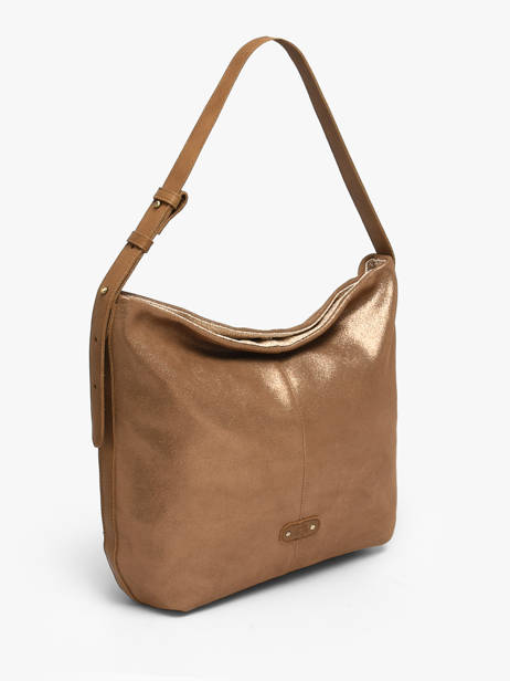 Shoulder Bag Vintage Leather Mila louise Brown vintage 23047XC other view 2