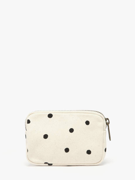Porte-monnaie Pois Hindbag Beige pois PO vue secondaire 2