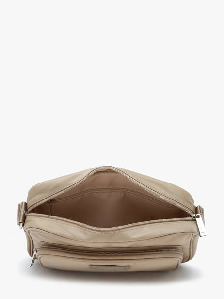 Sac Bandoulière Basic Vita Nylon Lancaster Beige basic vita 77 vue secondaire 3