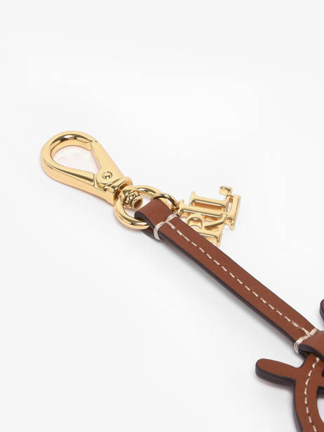 Leather Wheel Bag Charm Lauren ralph lauren Brown dryden 32P09308 other view 1