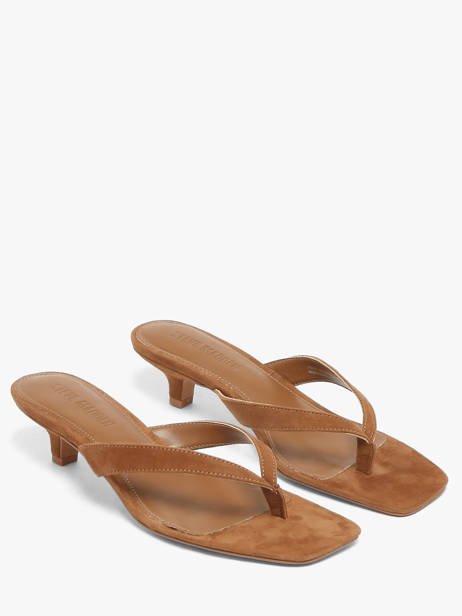 Heeled Flip Flops Steve madden Brown women 11004731 other view 1