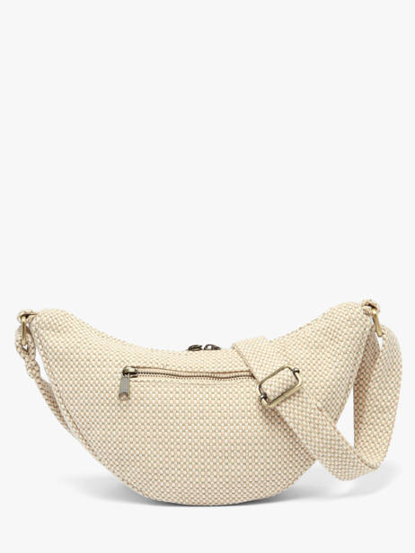 Shoulder Bag Tressage Cotton Hindbag Beige tressage TS other view 4