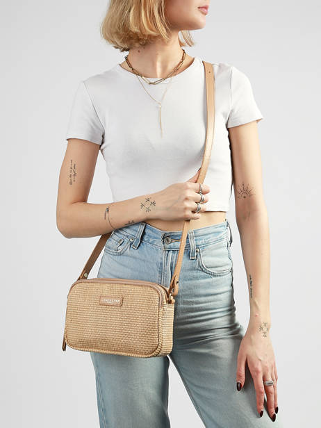 Shoulder Bag Mini Osier Italie Lancaster Beige mini osier italie 71 other view 1