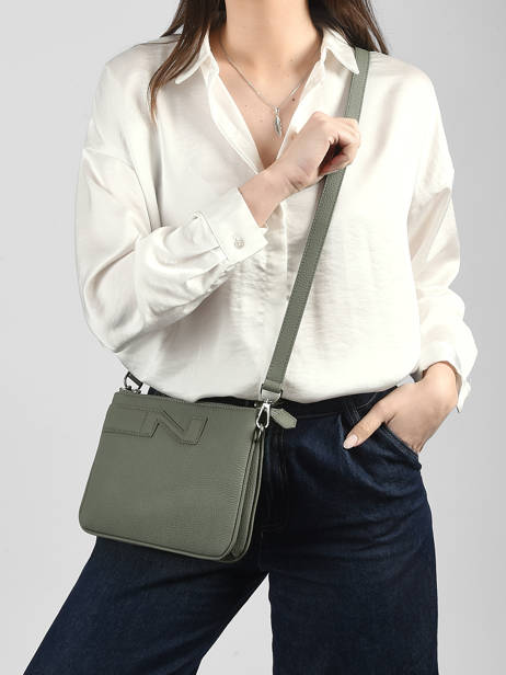Sac Bandoulière Milano Cuir Nathan baume Vert n city 3 vue secondaire 1