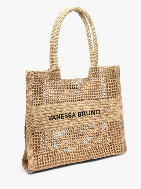 Sac Porté épaule Cabas Raphia Raphia Vanessa bruno Beige cabas raphia 60V40892 vue secondaire 1