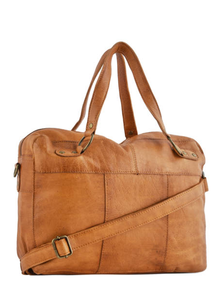 Sac Shopping Fatima Cuir Pieces Marron fatima 17090746 vue secondaire 3